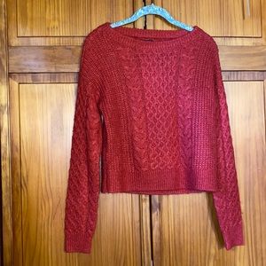 NWT Women’s Abercrombie & Fitch Cable Knit Sweater Size XXS